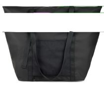 VINGA Livorno GRS recycled polyester weekend bag, black