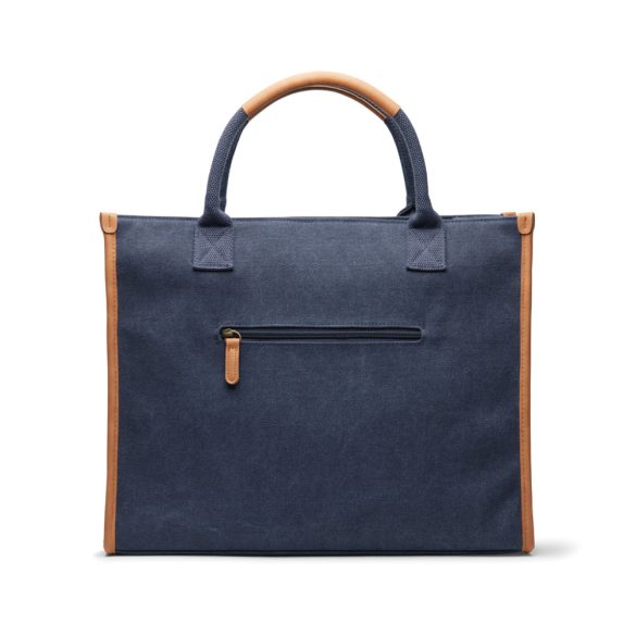 VINGA Bosler RCS recycled canvas tote, navy