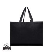VINGA Hilo AWARE™ recycled canvas maxi tote bag, black
