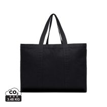 VINGA Hilo AWARE™ recycled canvas maxi tote bag, black