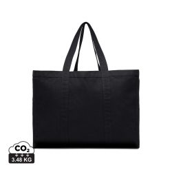 VINGA Hilo AWARE™ recycled canvas maxi tote bag, black