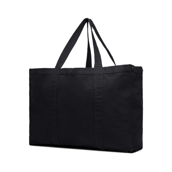 VINGA Hilo AWARE™ recycled canvas maxi tote bag, black