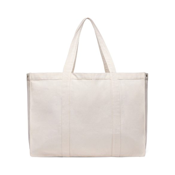 VINGA Hilo AWARE™ recycled canvas maxi tote bag, off white