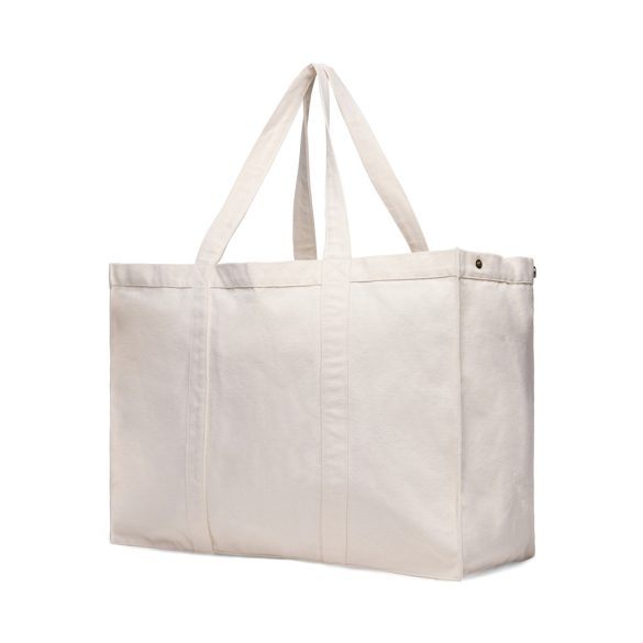 VINGA Hilo AWARE™ recycled canvas maxi tote bag, off white
