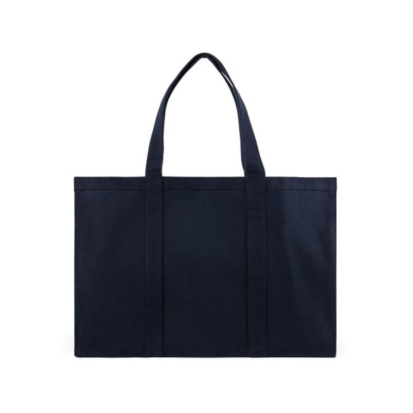 VINGA Hilo AWARE™ recycled canvas maxi tote bag, navy