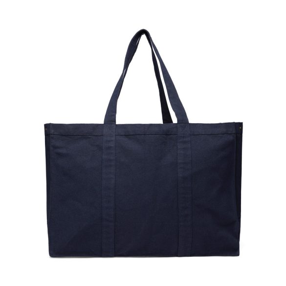VINGA Hilo AWARE™ recycled canvas maxi tote bag, navy