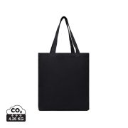 VINGA Hilo AWARE™ recycled canvas tote bag, black