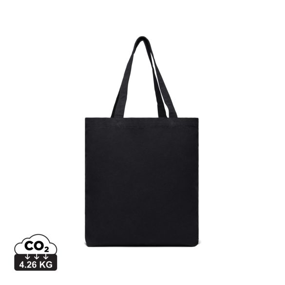 VINGA Hilo AWARE™ recycled canvas tote bag, black