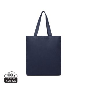 VINGA Hilo AWARE™ recycled canvas tote bag, navy