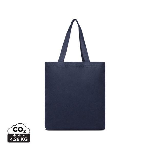 VINGA Hilo AWARE™ recycled canvas tote bag, navy