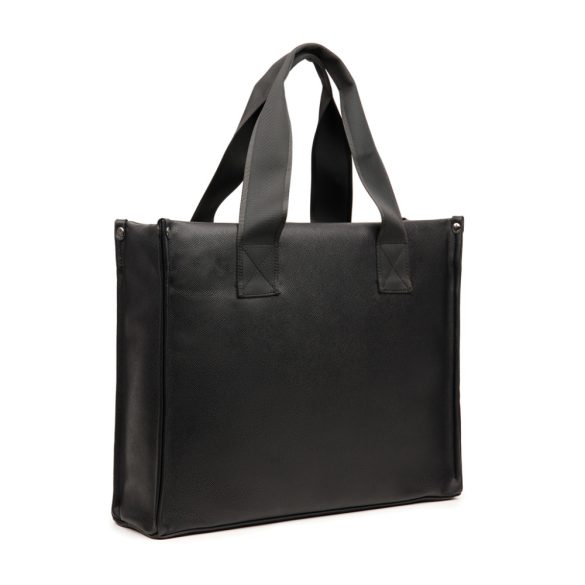 VINGA Bermond RCS recycled PU tote bag, black