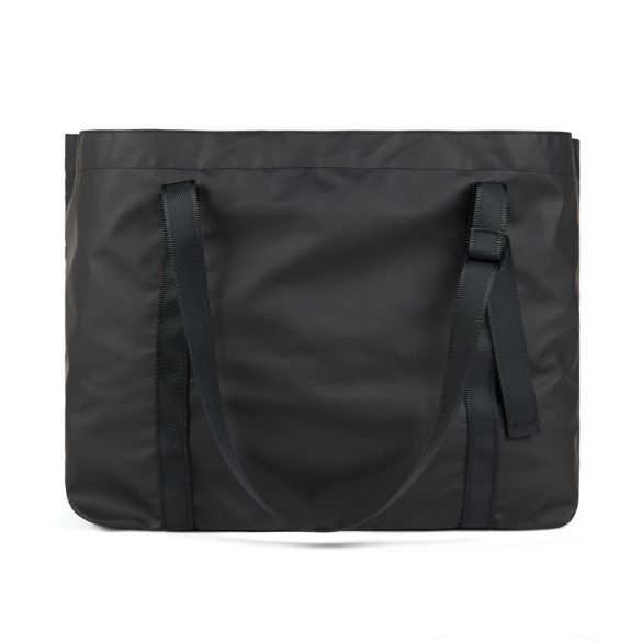VINGA Livorno GRS recycled polyester maxi tote, black