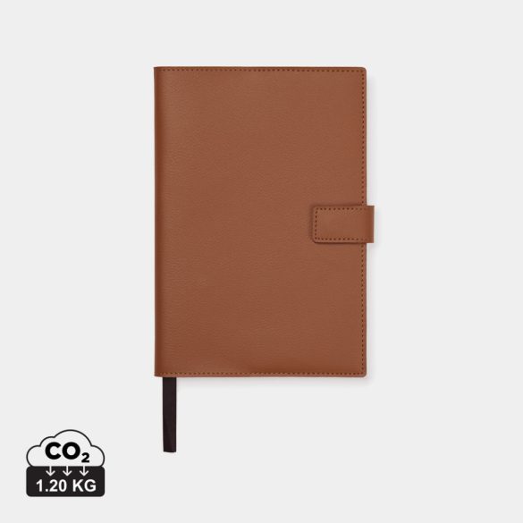 Timo PU RCS RPET notebook, brown