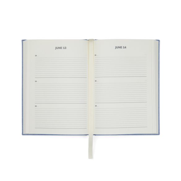 VINGA One memory a day GRS recycled paper journal, blue