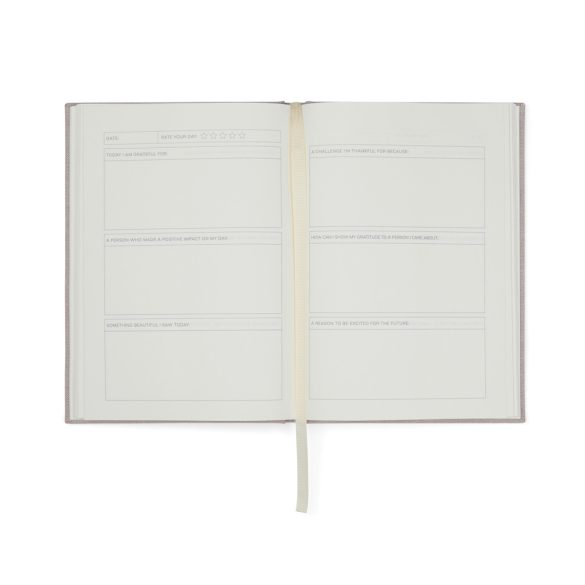 VINGA Thankfulness GRS recycled paper journal, beige