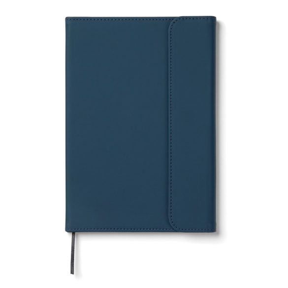 VINGA Baltimore GRS certified paper & PU notebook, navy
