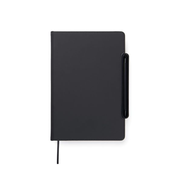 VINGA Baltimore RCS 4-in-1 Refillable Notebook, black