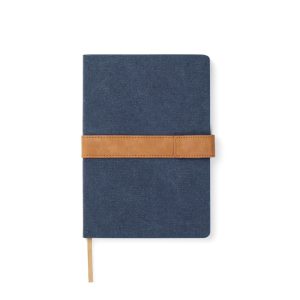 VINGA Bosler RCS recycled canvas note book, navy