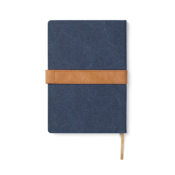 VINGA Bosler RCS recycled canvas note book, navy