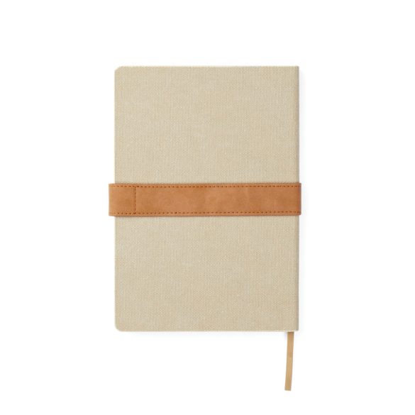 VINGA Bosler RCS recycled canvas note book, greige