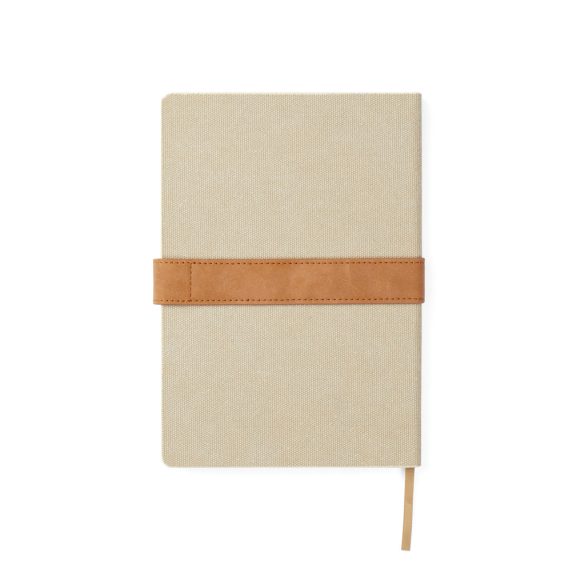 VINGA Bosler RCS recycled paper notebook, greige
