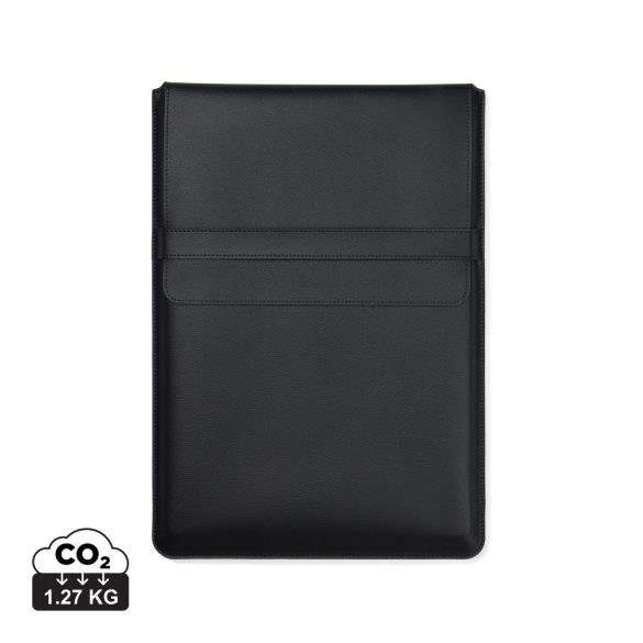 VINGA Timo PU RCS RPET 14" laptop sleeve, black