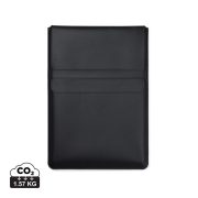 VINGA Timo PU RCS RPET 16" laptop sleeve, black