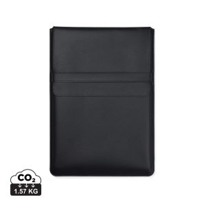 VINGA Timo PU RCS RPET 16" laptop sleeve, black