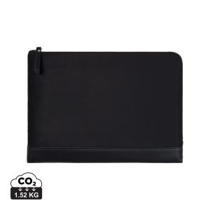 VINGA Marlow RCS recycled polyester 16" laptop sleeve, black