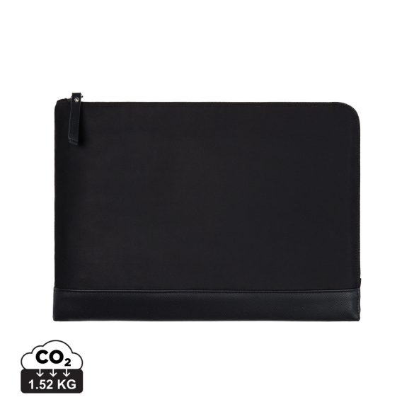 VINGA Marlow RCS recycled polyester 16" laptop sleeve, black