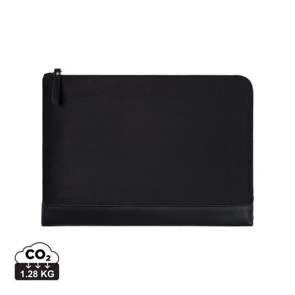 VINGA Marlow RCS recycled polyester 14" laptop sleeve, black