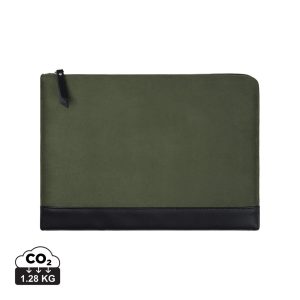 VINGA Marlow RCS recycled polyester 14" laptop sleeve, green