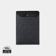   "VINGA Albon GRS recycled felt 14"" laptop sleeve", black