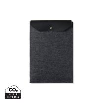 VINGA Albon GRS recycled felt 15" laptop sleeve, black