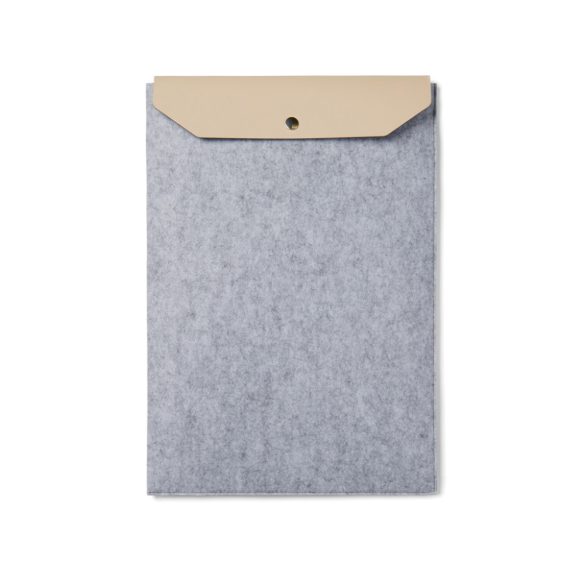 "VINGA Albon GRS recycled felt 14"" laptop sleeve", grey