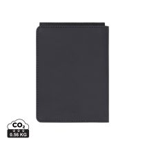   VINGA Baltimore RCS recycled polyester RFID passport cover, black