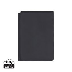   VINGA Baltimore RCS recycled polyester RFID passport cover, black