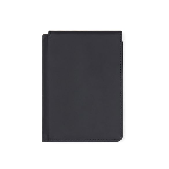 VINGA Baltimore RCS recycled polyester RFID passport cover, black