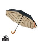   VINGA Bosler AWARE™ recycled pet 21" foldable umbrella, black