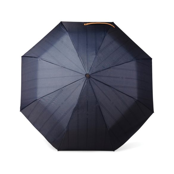 VINGA Bosler AWARE™ recycled pet 21" foldable umbrella, navy